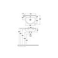 lavabo in ceramica 55x45 cm globo grace grn55bi bianco ceramica standard