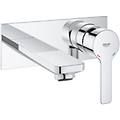 lineare miscelatore per lavabo a 2 fori taglia s cromo 19409001