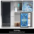 gbbsj21dpy frigorifero combinato fit&max 60cm classe d 375l ai inverter prime silver