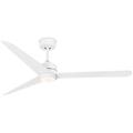 ventilatore da soffitto nuu con luce led e telecomando 35w bianco