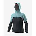 giacca sottile alpine gore-tex nero azzurro donna m