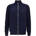 cardigan blu con zip