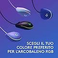 Logitech G G203 Lightsync Mouse Usb Tipo A 8000 Dpi