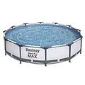piscina steel pro max con pompa filtro (366x76 cm) grigio 56416 4
