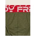 slip uomo con elastico jacquard colorato e maxi logo verde pesto uomo large