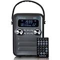 pdr-051bksi radio fm portatile dab+ con bluetooth e ingresso aux batteria ricaricabile nero