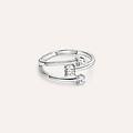 anello trilogy silver elegance argento rodiato cubic zirconia collezione silver elegance misura 54