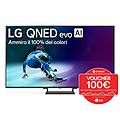 smart tv mini led uhd 4k 65 evo ai 65qned93a6a-black