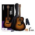 Yamaha F310p Tbs Chitarra Acustico Elettrica 6 Corde Marrone
