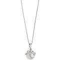 collana oro 750 (18kt) con pendente donna fantasia di perle glp 555