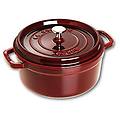 - cocotte in ghisa con coperchio diametro 26 cm capacità 5 lt colore rosso- linea la cocotte