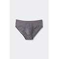 slip in cotone natural fresh uomo grigio scuro taglia 7