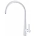 - miscelatore monocomando con canna girevole athena in bianco titano 68