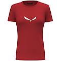solid dri-release t-shirt trekking donna red/white i50 d44