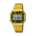 orologio unisex vintage a168wegc-3ef dorato camouflage