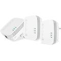 powerline 600 triple pack mini 600 mbit-s collegamento ethernet lan bianco 3 pezzi