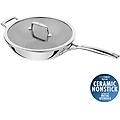 peak wok 30 cm 18/10 acciaio inossidabile ceraforce hycoat
