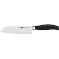 ***** five star coltello santoku alveolato 18 cm