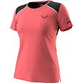 sky w maglia trail running donna red/black/blue s