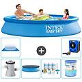 - piscina fuori terra in giro 305x61 cm blu include accessori coordinati a849