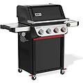 barbecue a gas spirit e-435 nero 4 bruciatori ghisa smaltata webercraft