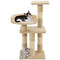 - albero per gatti con tiragraffi in sisal 65 cm beige