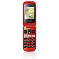 - one 6 1 cm (2. 4') 80 g nero rosso telefono per anziani