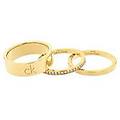 anello cristalli gioiello donna trio 35000795d