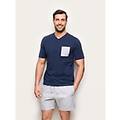 pigiama corto daily pajamas ii / blu notte / xl blu notte