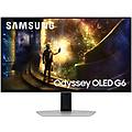 SAMSUNG monitor 27'' qhd 240hz oled freesync g-sync smart tv argento