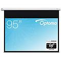 schermo di proiezione de-1095ega motorizzato 95 16 10 nero/bianco