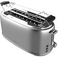 tostapane toast&taste 1600 retro double 4 fette acciaio inox 1630w doppia fessura