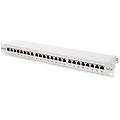 pannello patch 19 pollici cat-6 24 porte rj45 schermato pannello patch lsa montaggio in rack 1u