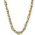 collana uomo oro bianco giallo gl101915