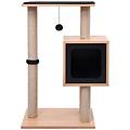 - albero per gatti con tappeto tiragraffi in sisal 82 cm