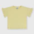 t-shirt in jersey da bambina giallo taglia 6