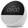 nuovo echo spot (modello 2024) sveglia intelligente con suono di qualità e alexa bianco