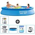 - piscina fuori terra in giro 305x61 cm blu include accessori coordinati a855