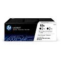 confezione doppia di cartucce toner originali nero 83a laserjet