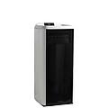 stufa a pellet ad aria ventilata valentina air plus 16 kw black line colore bianca