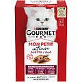 mon petit 24 x 50 g alimento umido per gatti mix carne