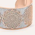 bangle lady shine acciaio rosa collezione lady shine rosa