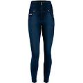 jeans push up wr. up 7/8 superskinny effetto used vita alta dark jeans-seams on tone donna extra