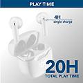 auricolari bluetooth core btcoretwsw bianco