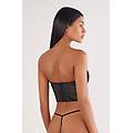 top costruito girls wanna glisten donna nero taglia l