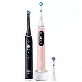 spazzolino elettrico io series 6 duo display intelligente 5 modalit&agrave; nero rosa