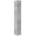 - mobile sottile grigio cemento 30x42 5x225 cm in truciolato