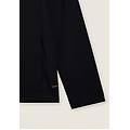 felpa donna full-zip con inserti in tessuto micro-trecce nero donna medium