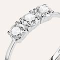 anello trilogy claire oro bianco cubic zirconia collezione claire misura 58 oro bianco