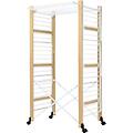 9900421503 stendibiancheria verticale pieghevole in legno fino a 33 metri di stenditura colore
